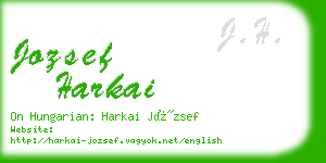 jozsef harkai business card